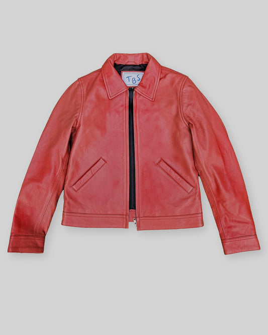 Top-Grain Leather Garage Jacket